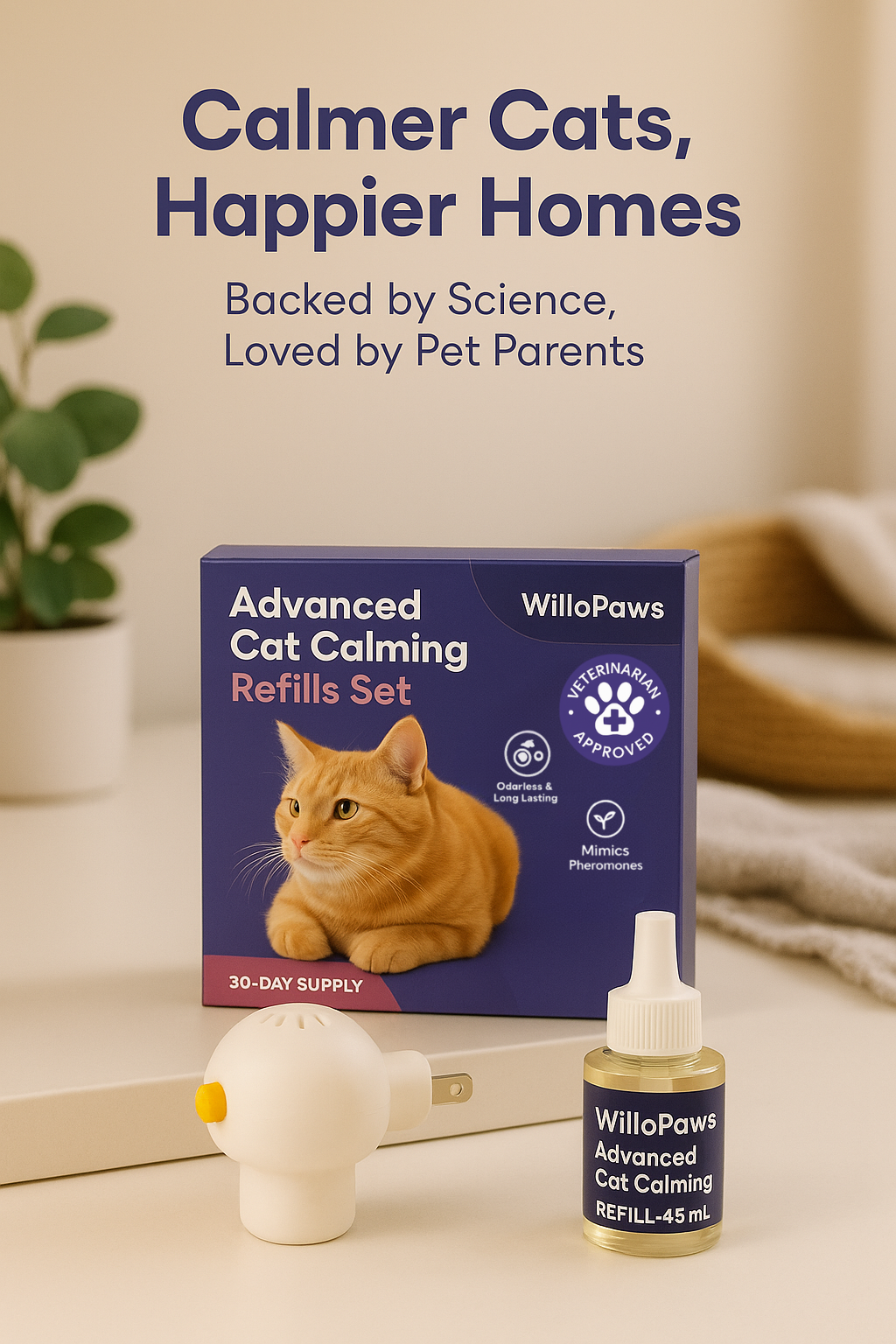 WilloPaws™ Cat Diffuser w/Refill